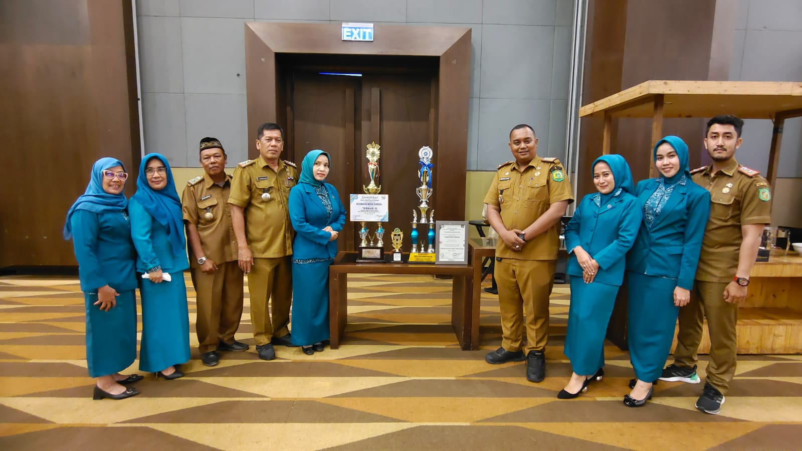 Peringatan Hari Kesatuan Gerak (HKG) PKK Kota Medan ke 51 Tahun 2023 di Santika Dyandra Hotel Medan, Selasa (21/03).